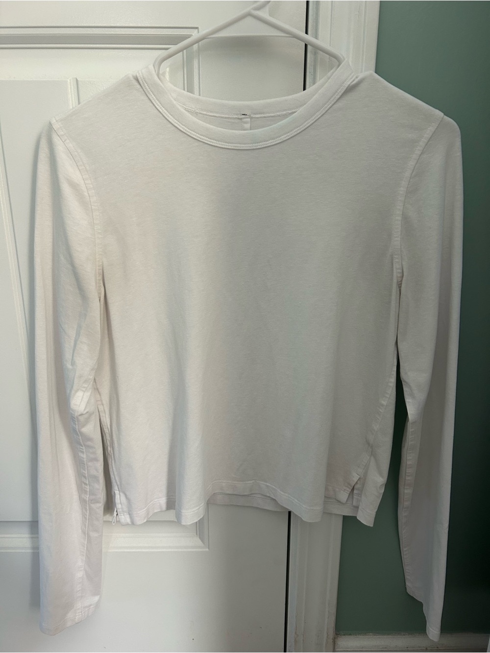 Lululemon White Classic-Fit Cotton-Blend Long-Sleeve Shirt